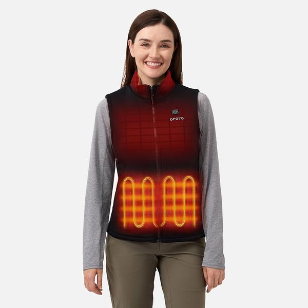 ORORO Women's Heated Fleece Vest