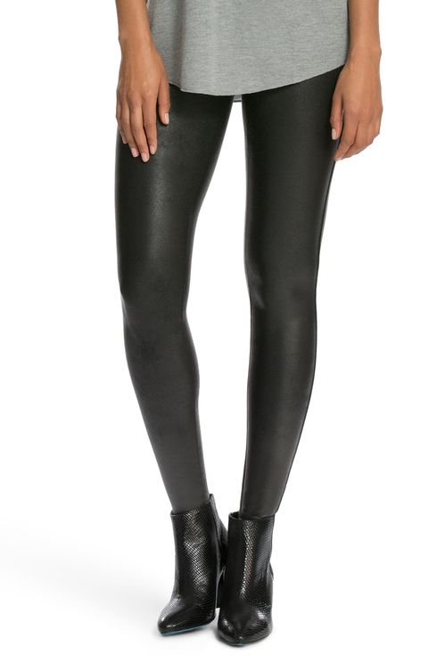 slimming leather pants