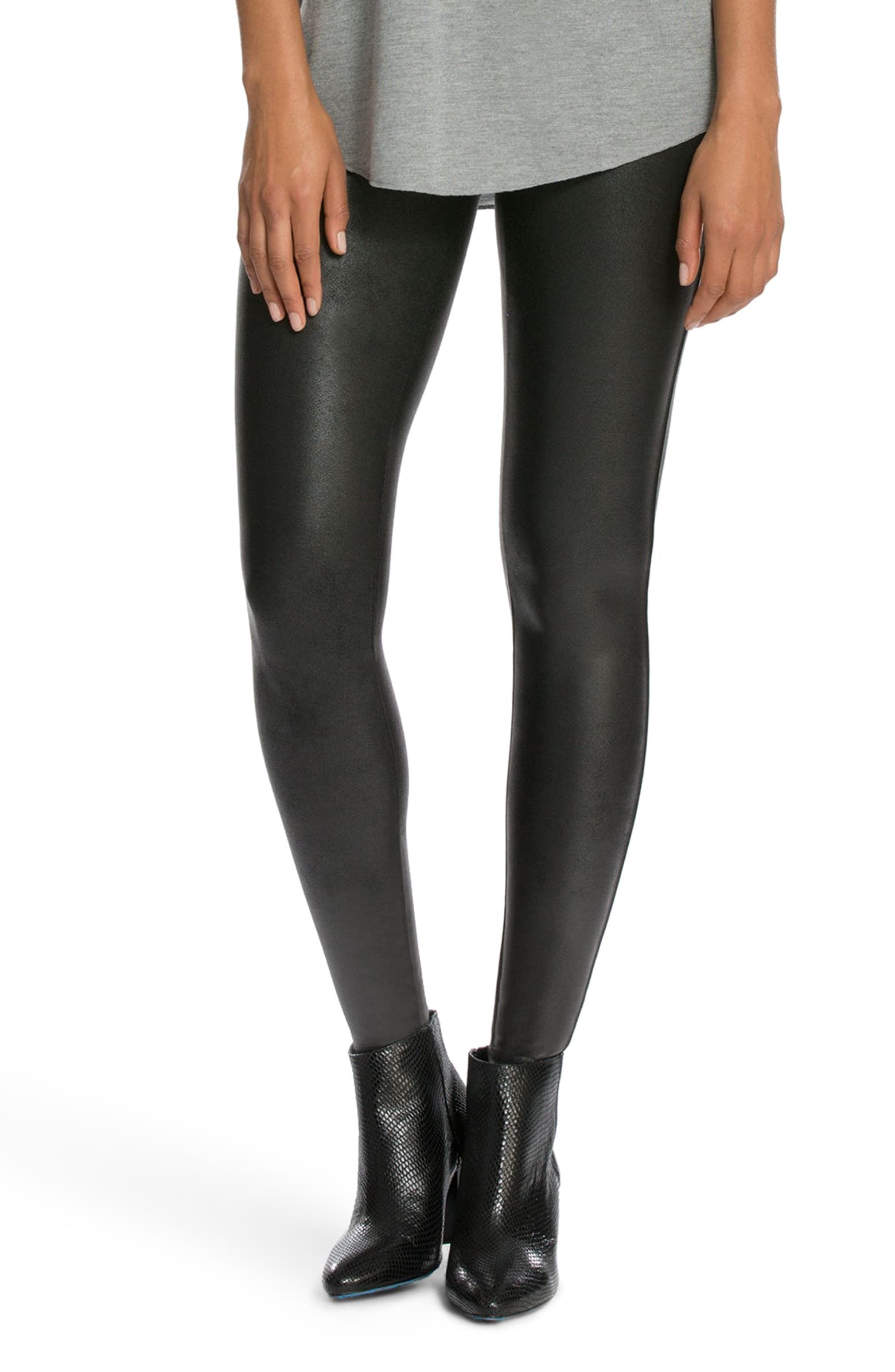 These Faux Leather Leggings Are Actually Yoga Pants