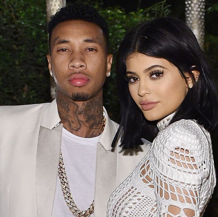 Kylie Jenner and Tyga Went on a Sexy Movie Date at the Mall