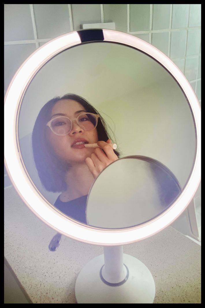 10x lighted travel makeup mirror