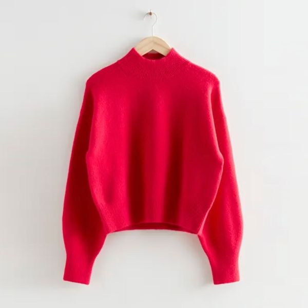 & Other Stories Mock Neck Sweater