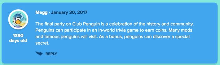 Club Penguin Island, Club Penguin Shutdown Wiki