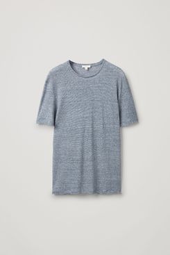 COS Short-Sleeved Linen T-Shirt