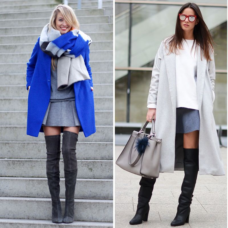 11 Ways to Wear Skirts With Boots This Winter