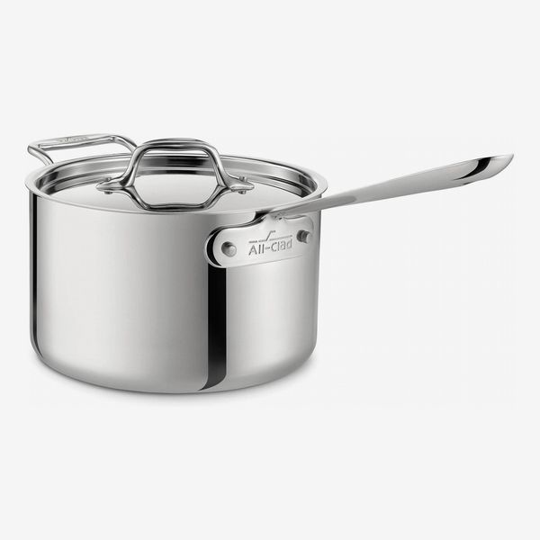 All-Clad D3™ Stainless Steel Saucepan with Lid