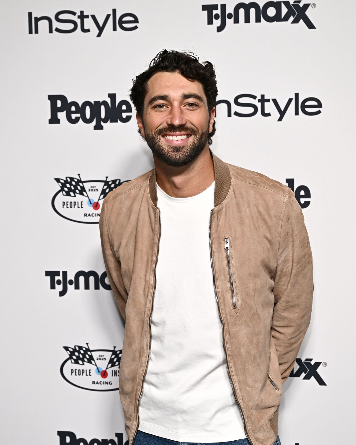 Joey Graziadei at the Formula 1 Vegas Grand Prix