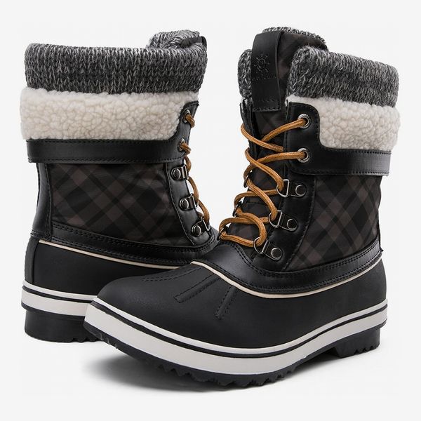 Super frist Christmas Womens Warm Snow Boots Waterproof Down Booties Platform Fur Lined Winter high Boots