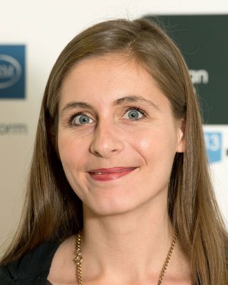 New Zealand author Eleanor Catton poses during a photo call for shortlisted Man Booker Prize 2013 authors at the Southbank Centre in London, on October 13, 2013, ahead of announcing the winner on October 15.