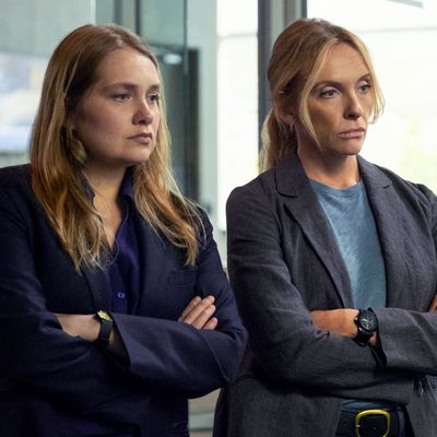 Merritt Wever and Toni Collette in Unbelievable.