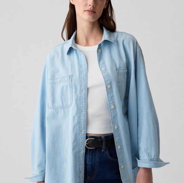 Gap Chambray Denim Big Shirt