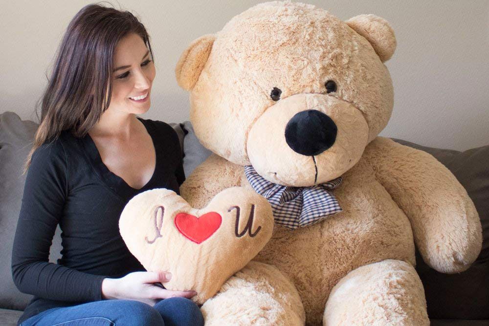 Details about   48 inch Big Teddy Bear Cute Giant Stuffed Animals Soft Plush Bear for Girlfriend 