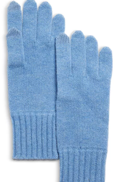 C by Bloomingdale’s Cashmere Rib Tech Gloves