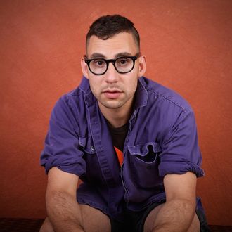 BOSTON, MA - SEPTEMBER 06: Musician Jack Antonoff of Bleachers poses for a portrait during the 2014 Boston Calling Music Festival, attended by 45,000 fans, at Boston City Hall Plaza on September 6, 2014 in Boston, Massachusetts. (Photo by Paul Marotta/Getty Images)