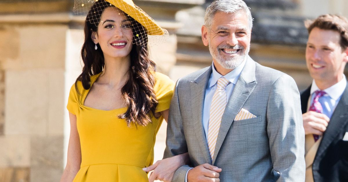 Amal clooney stella mccartney yellow cheap dress