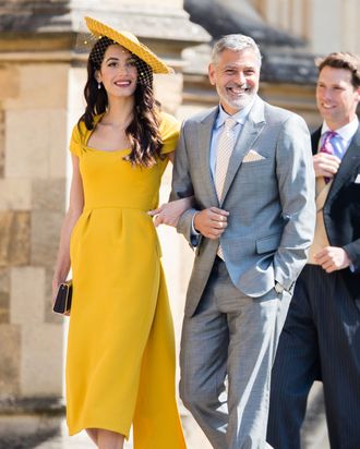 Amal clooney shop in yellow dress