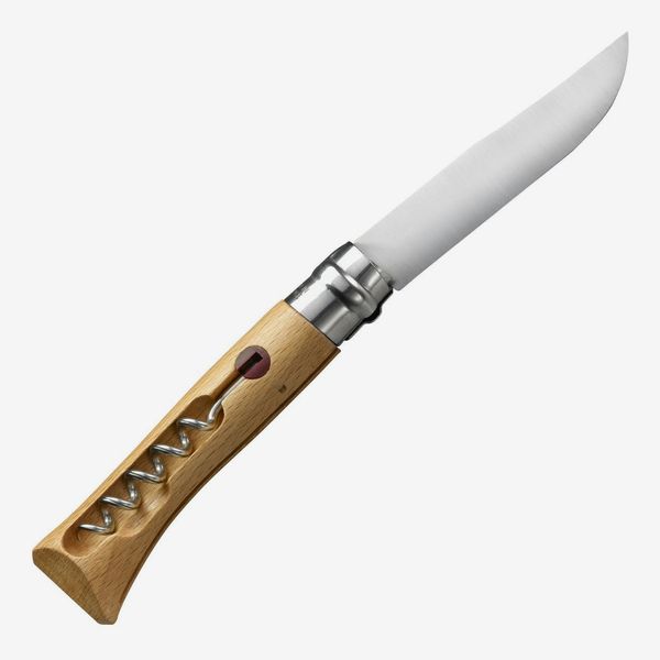 Opinel No. 10 Corkscrew Stainless Steel Folding Knife
