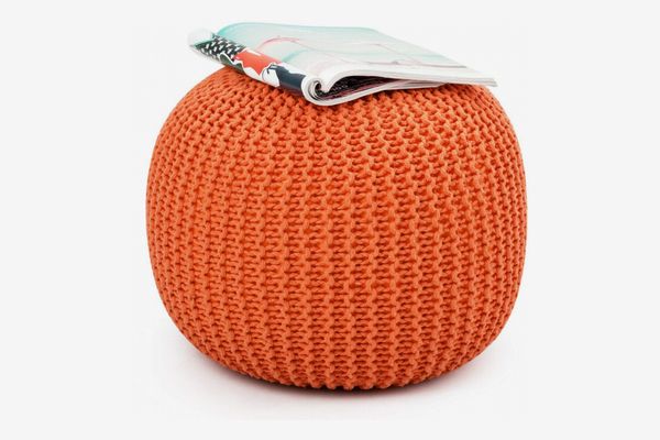 Stark Item Hand-Knitted Pouf