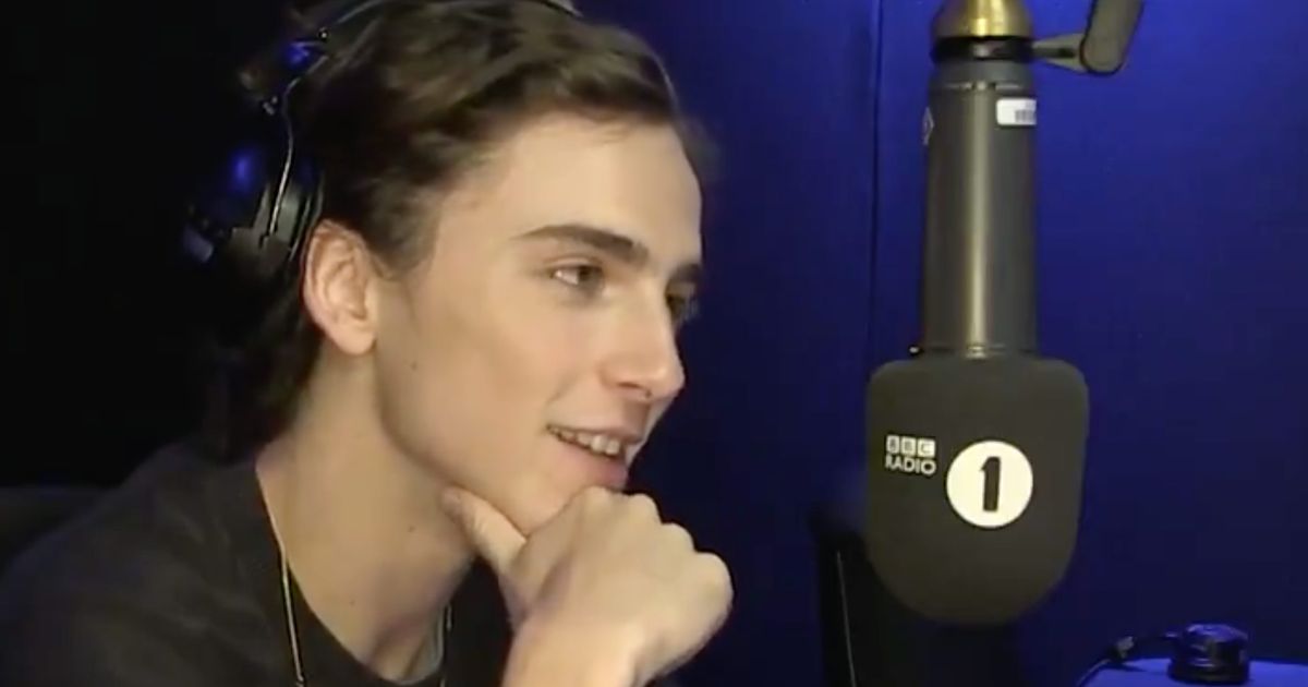 Watch Timoth e Chalamet on BBC Radio 1 With Nick Grimshaw