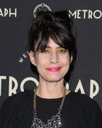 Bikini Kill's Kathleen Hanna at Metrograph, a new movie theater on the Lower East Side.