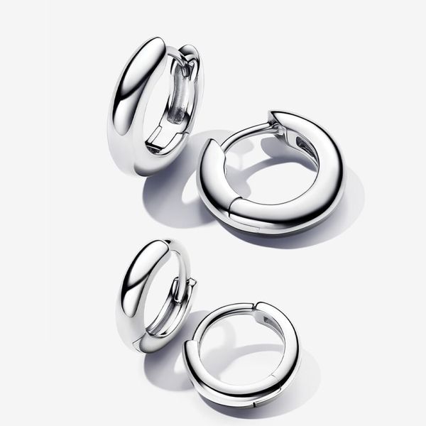 Pandora Essence Round Hoop Earring Stack