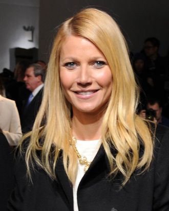 Actress Gwyneth Paltrow attends the Boss Women fashion show during Mercedes-Benz Fashion Week Fall 2014 at Skylight Limited on February 12, 2014 in New York City. 