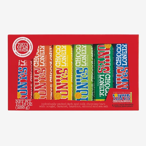 Tony's Chocolonely Rainbow Tasting Chocolate Bar Pack