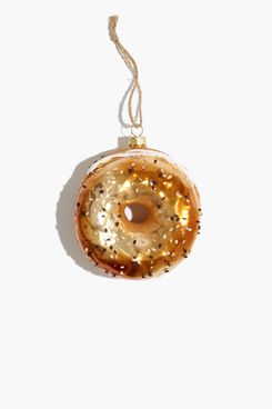 Cody Foster Glass Everything Bagel Ornament