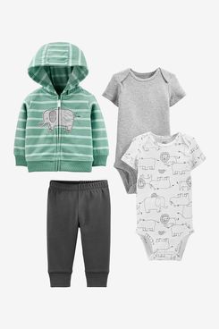 Simple Joys by Carter’s Baby 4-Piece Jacket, Bodysuit, and Pant Set