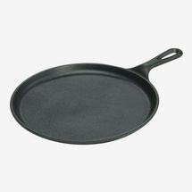 Lodge Pre-Seasoned 10.5 Inch Cast Iron Griddle with Easy-Grip Handle