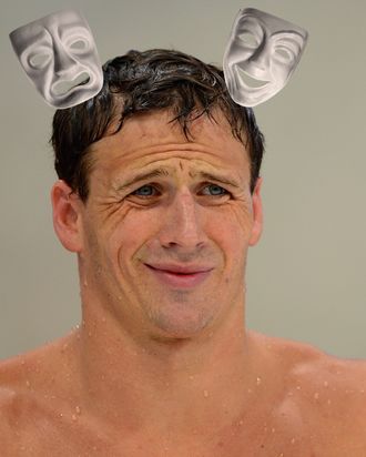 Ryan Lochte, budding thespian.