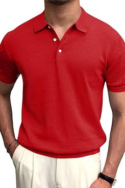 Syktkmx Mens Golf Polo Shirt