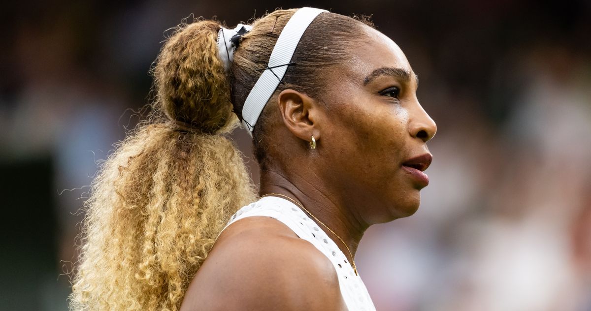 Serena Williams's children at Wimbledon