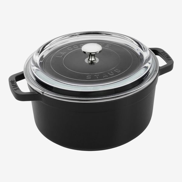 Staub Cast Iron Cocotte with Glass Lid