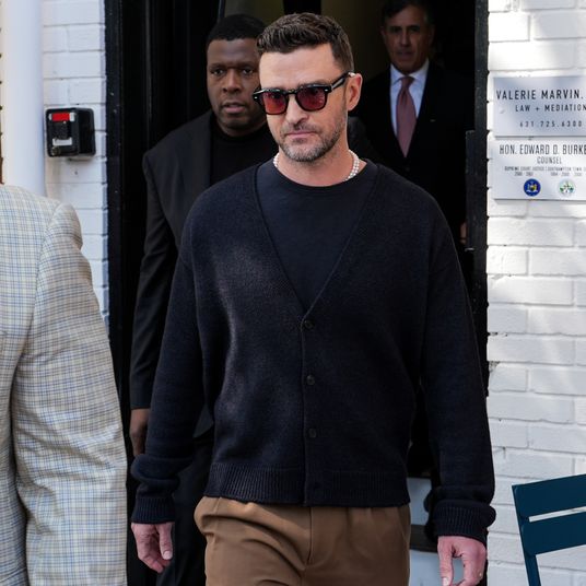 Justin Timberlake arrives at Hamptons court