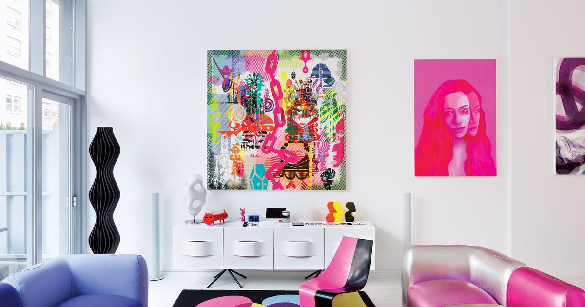 Inside Designer Karim Rashid's Rose-Tinted Hell's Kitchen Home