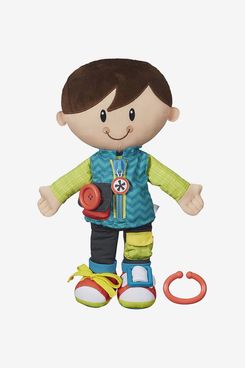 Playskool Dressy Kids Boy Activity Plush Stuffed Doll Toy