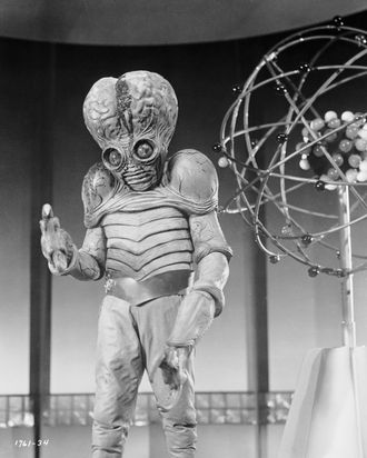 1954: An alien mutant on the planet Metaluna, one of the stars of the sci-fi movie 'This Island Earth', directed by Joseph M Newman.