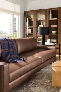 Room&Board Pierson Leather Sofa