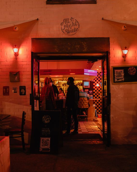 All Night Skate Bar in Brooklyn Pays Homage to Roller Rinks