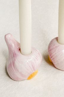 Talking Tables Garlic Ceramic Candle Holder
