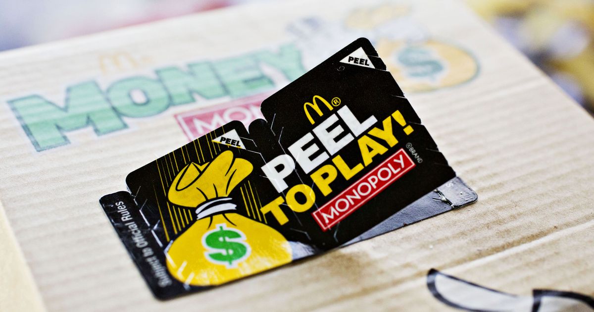 ebay mcdonalds monopoly pieces