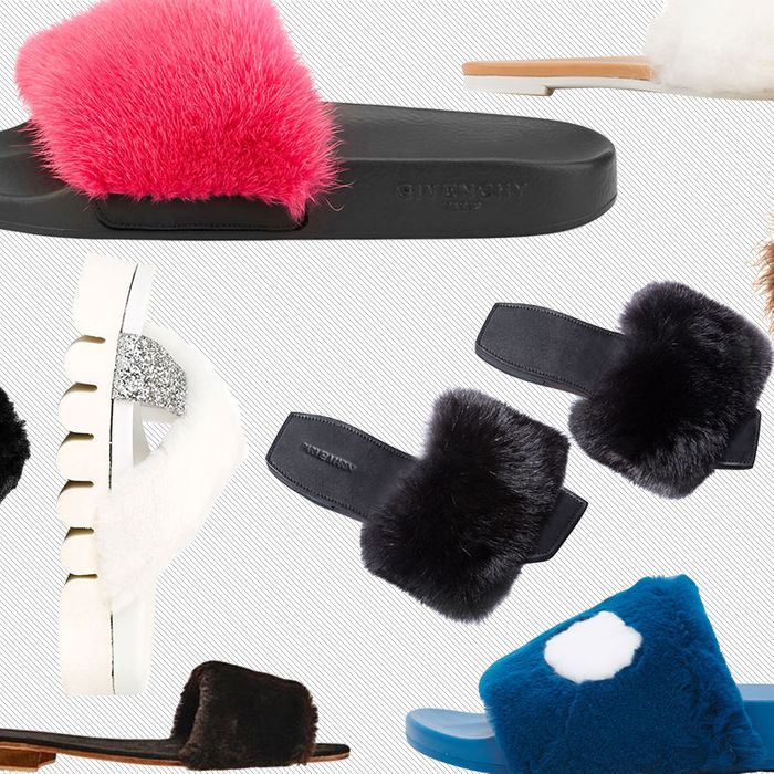 fenty slides fluffy