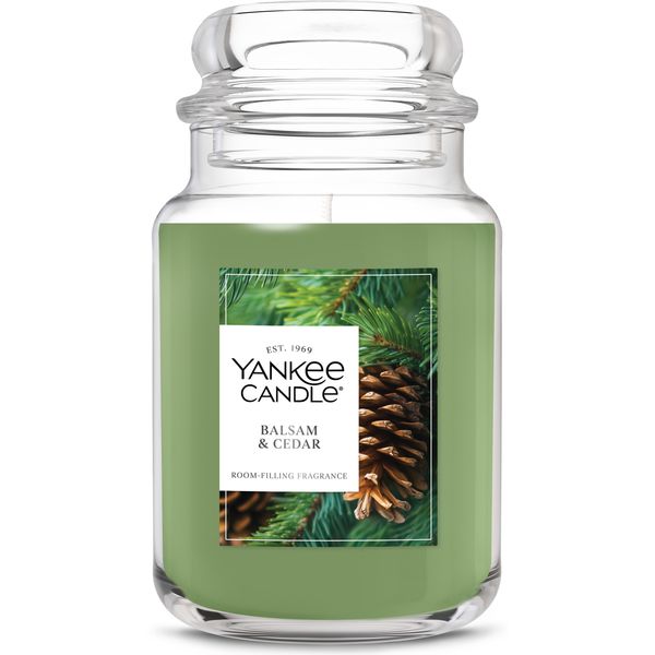 Yankee Candle 22 Oz. Large Jar - Balsam & Cedar