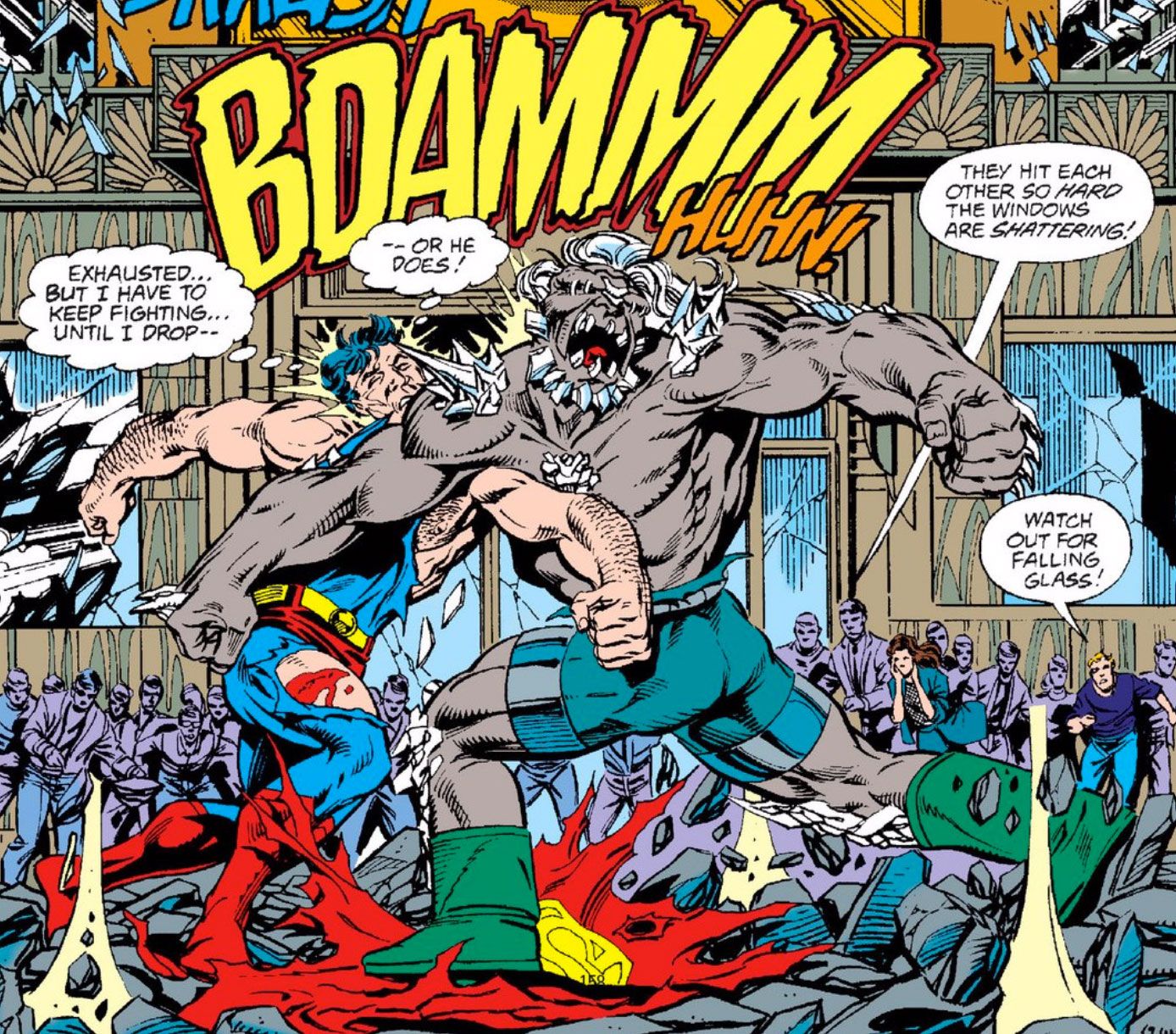 Doomsday v Superman: Dawn ofthe Bulge.