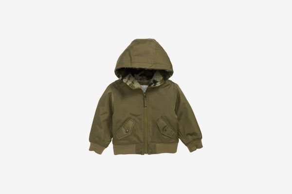 Crewcuts by J.Crew Hooded Bomber Jacket