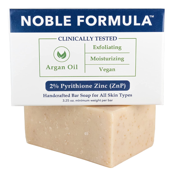 Noble Formula Zinc Bar Soap With Argan Oil and Oatmeal