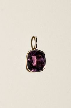 Thanks Dad! Gumdrop Spinel Cushion Cut Charm in 14k White Gold
