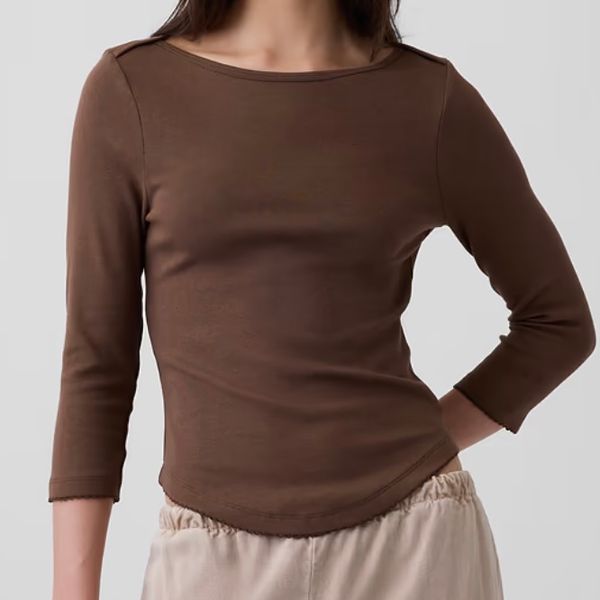 Gap Modern Boatneck T-Shirt
