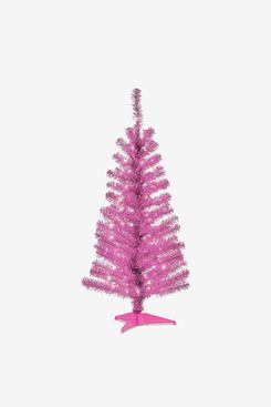 National Tree Company Pre-Lit Artificial Christmas Tree, 4ft